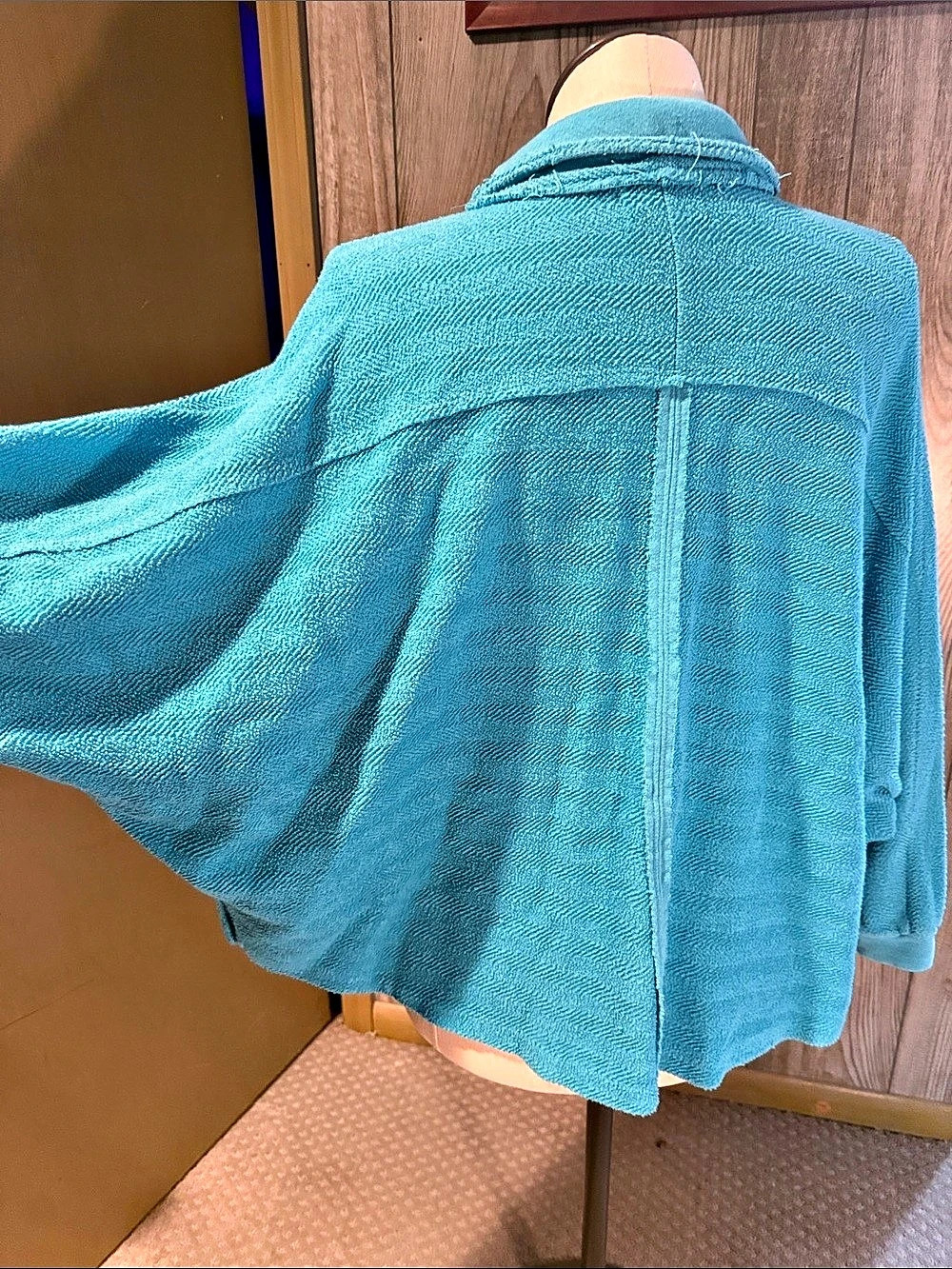 Bucket List Turquoise Utility Jacket - Picture 4 of 6